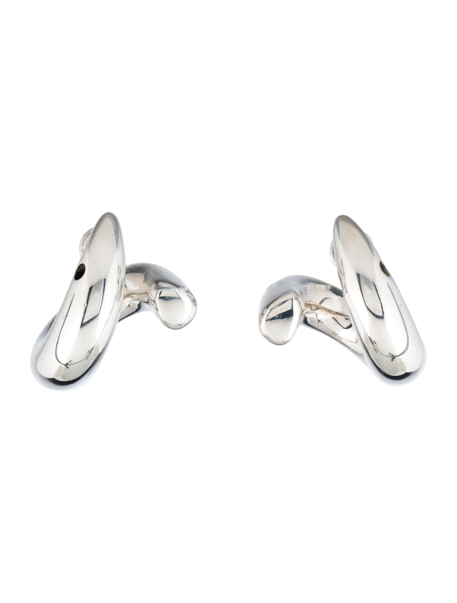 Bottega Veneta Sardine Hoop Earrings