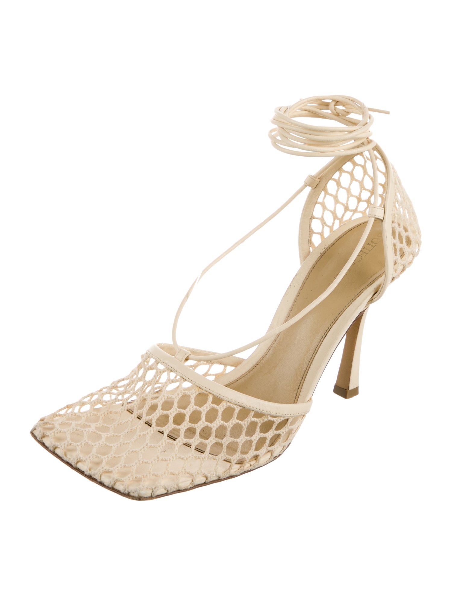 Bottega Veneta Mesh Mesh Accents Sandals