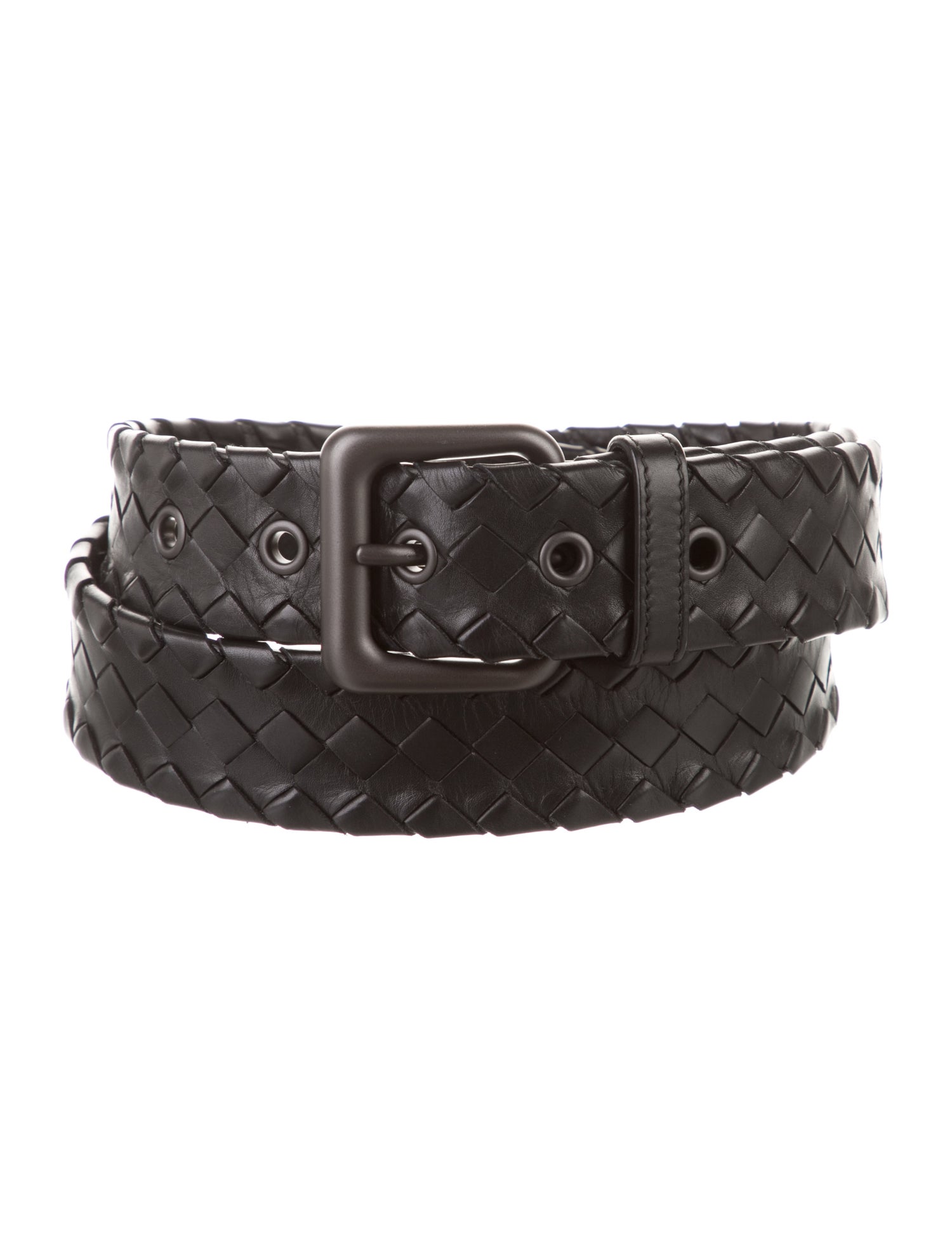Bottega Veneta Intrecciato Weave Leather Waist Belt