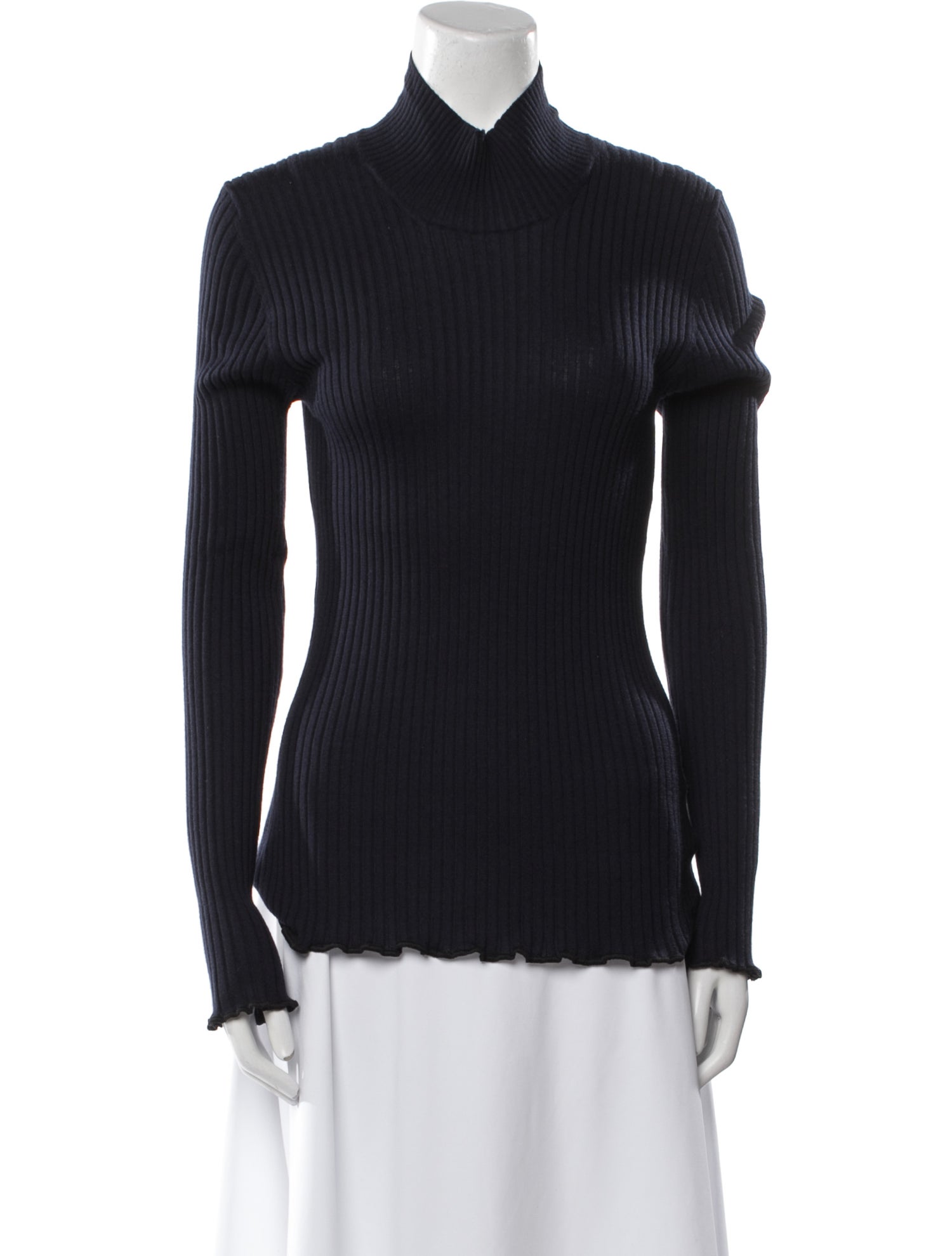 Bottega Veneta Turtleneck Long Sleeve Top