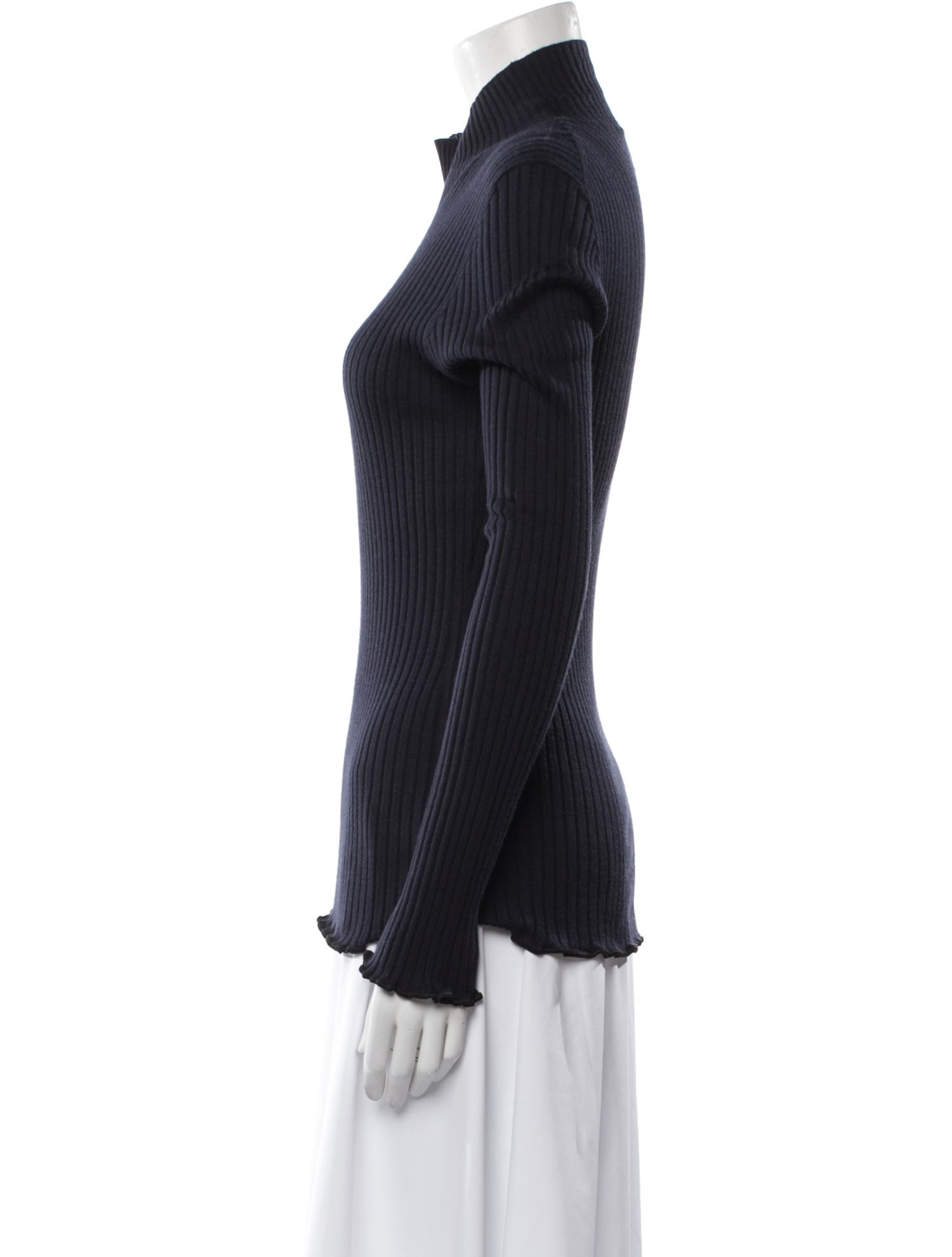 Bottega Veneta Turtleneck Long Sleeve Top