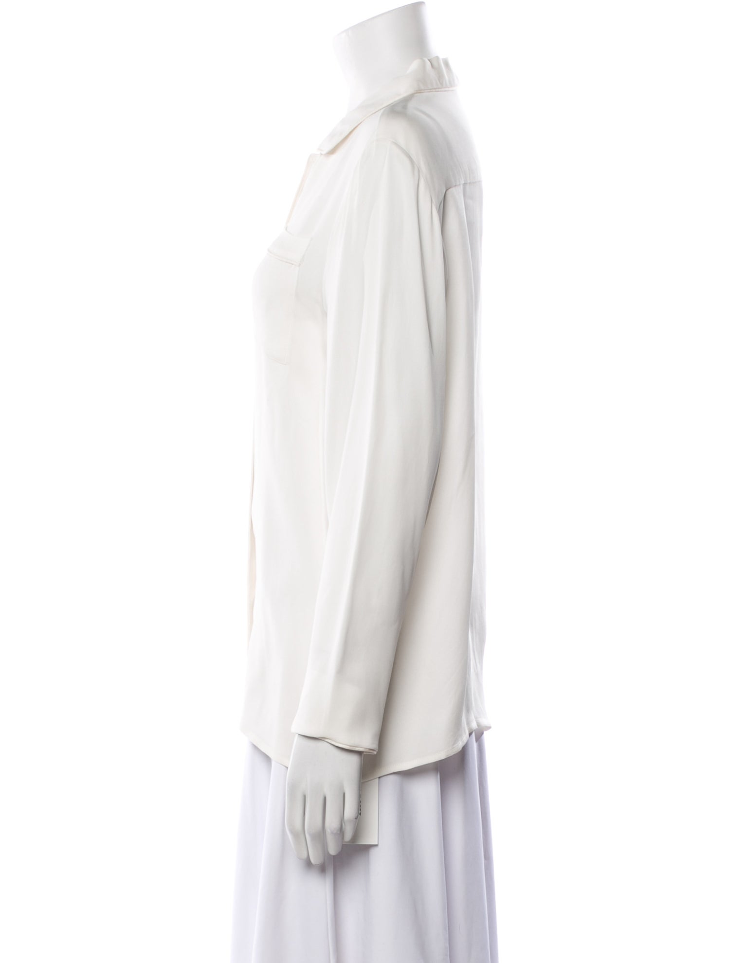 Bottega Veneta Long Sleeve Button-Up Top