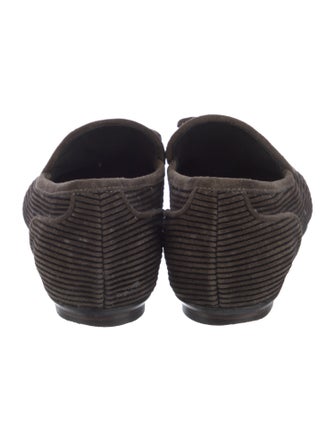 Bottega Veneta Velvet Striped Loafers