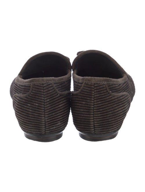 Bottega Veneta Velvet Striped Loafers