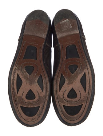 Bottega Veneta Velvet Striped Loafers