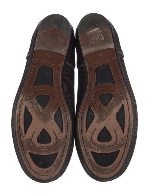 Bottega Veneta Velvet Striped Loafers