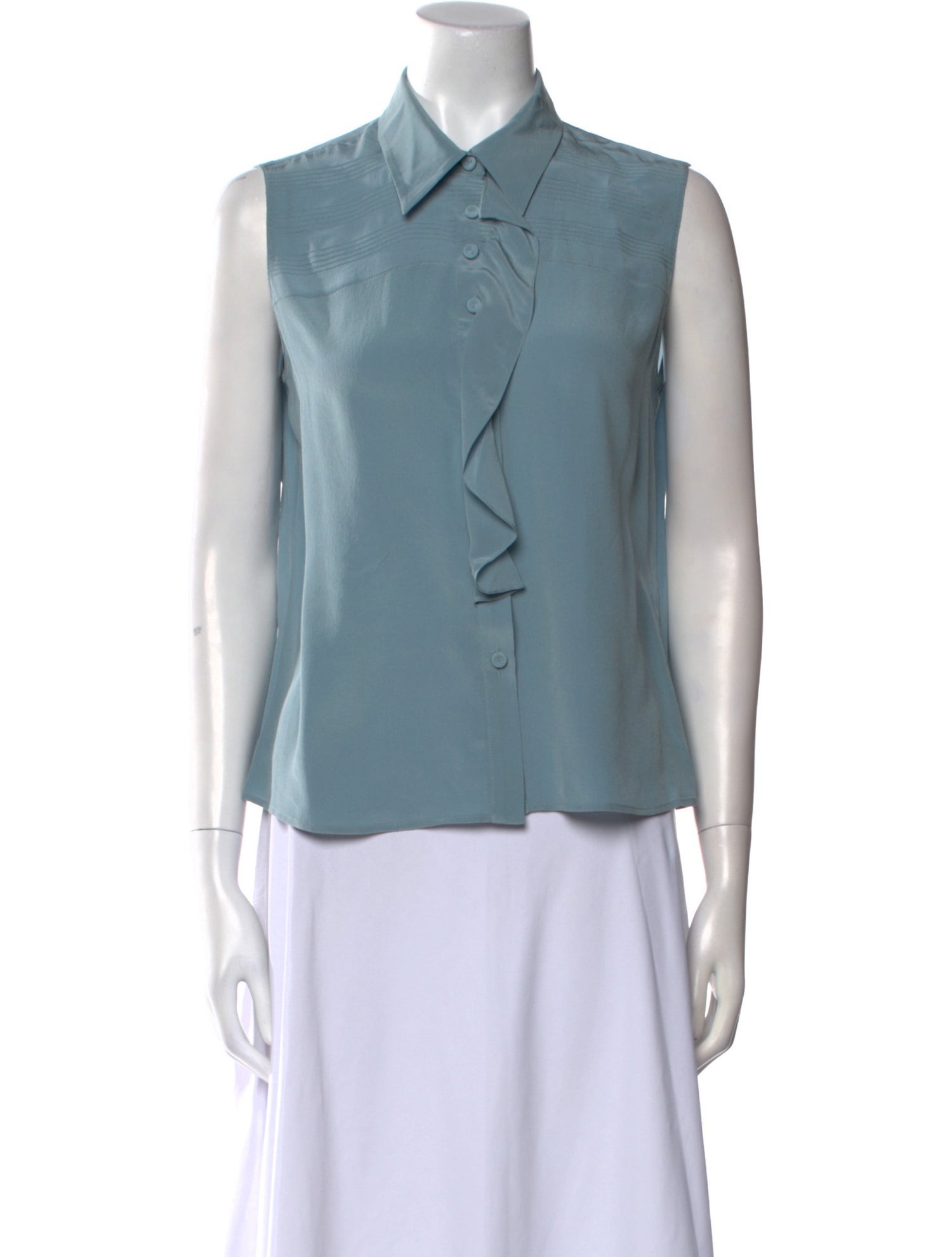 Bottega Veneta Silk Sleeveless Blouse