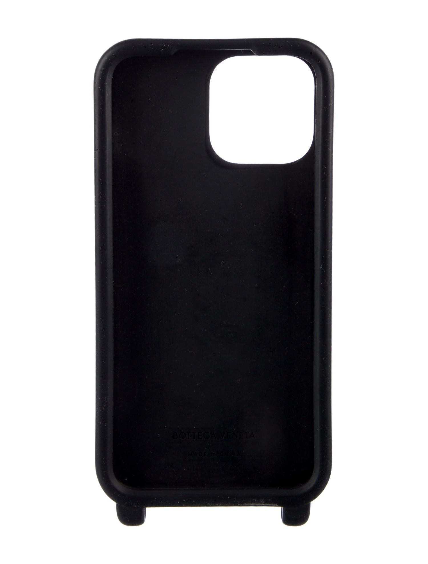 Bottega Veneta Black Silicone Phone Case