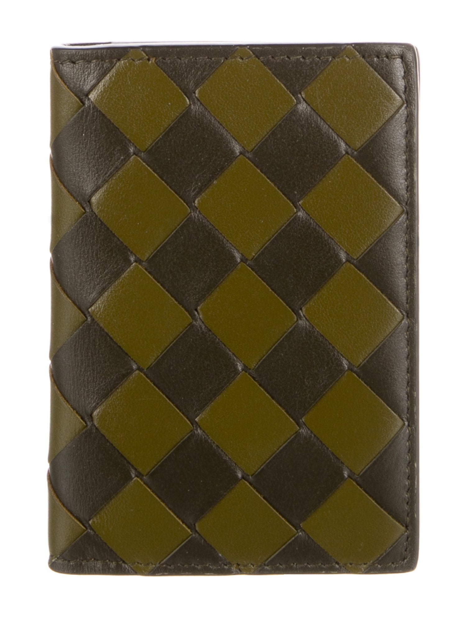 Bottega Veneta Intrecciato Weave Leather Wallet