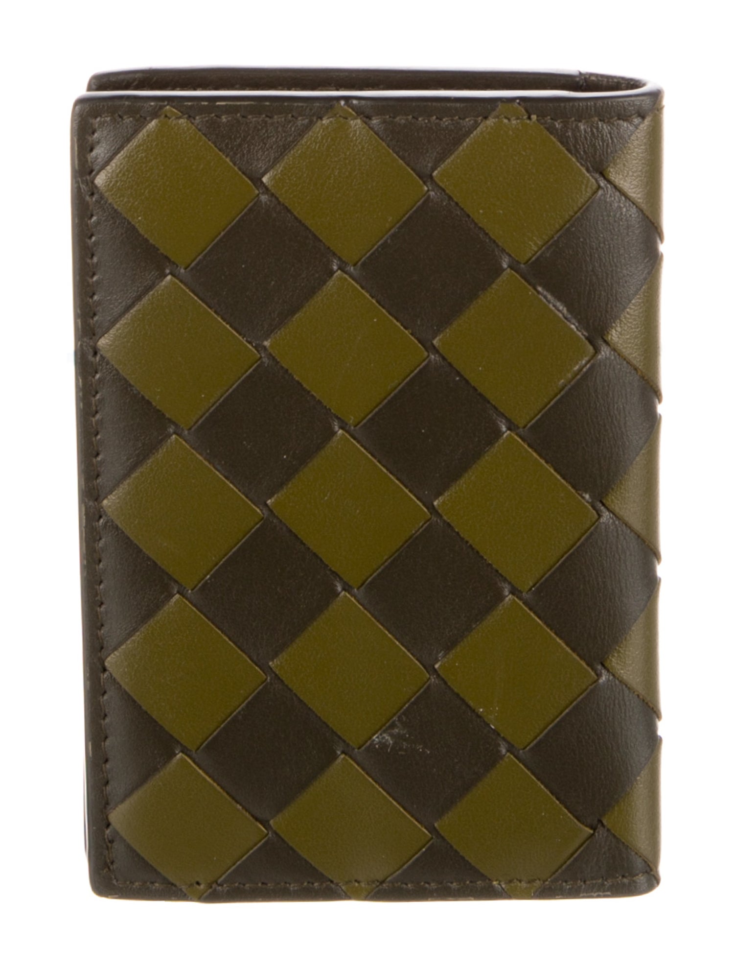 Bottega Veneta Intrecciato Weave Leather Wallet
