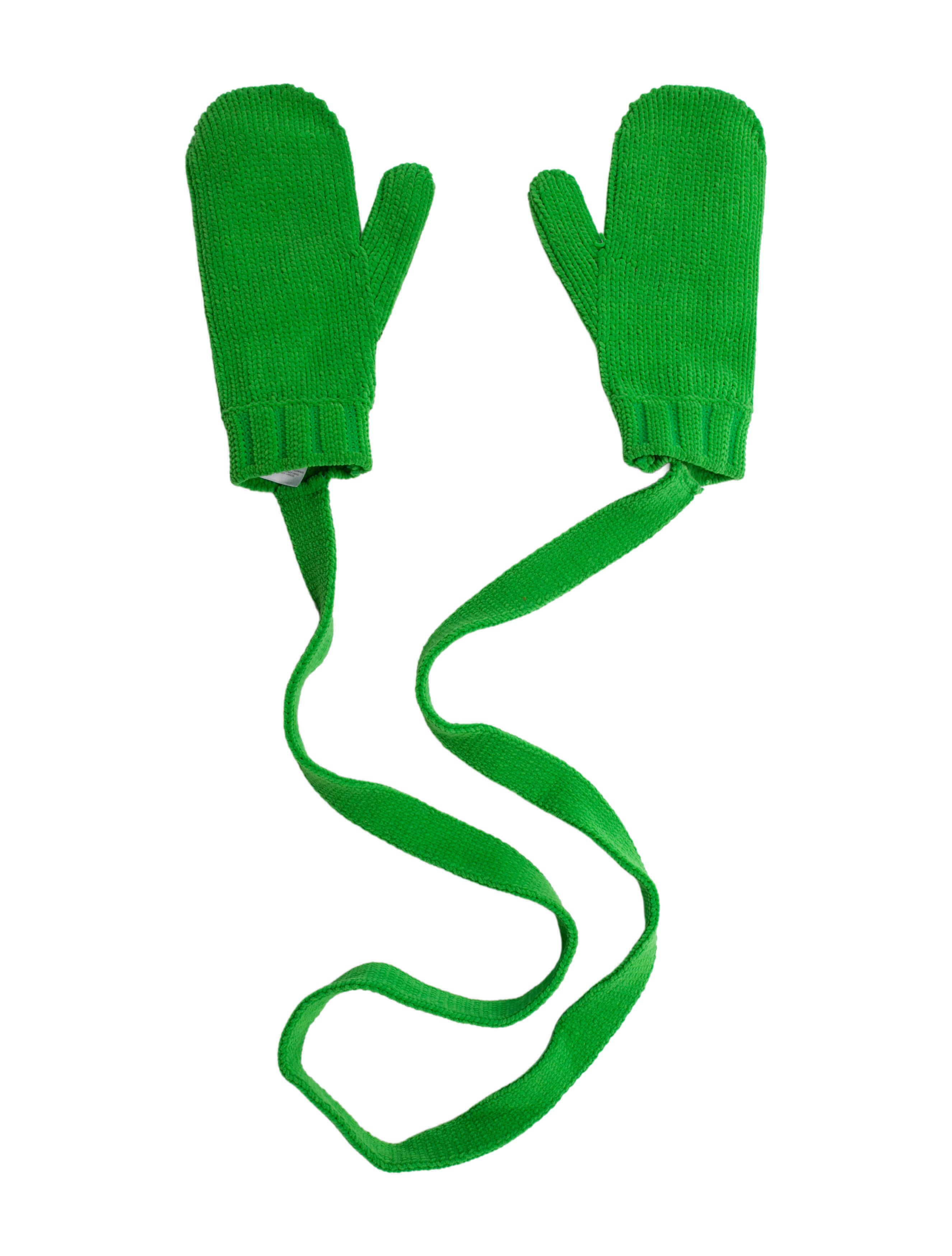 Bottega Veneta Knitted Mittens