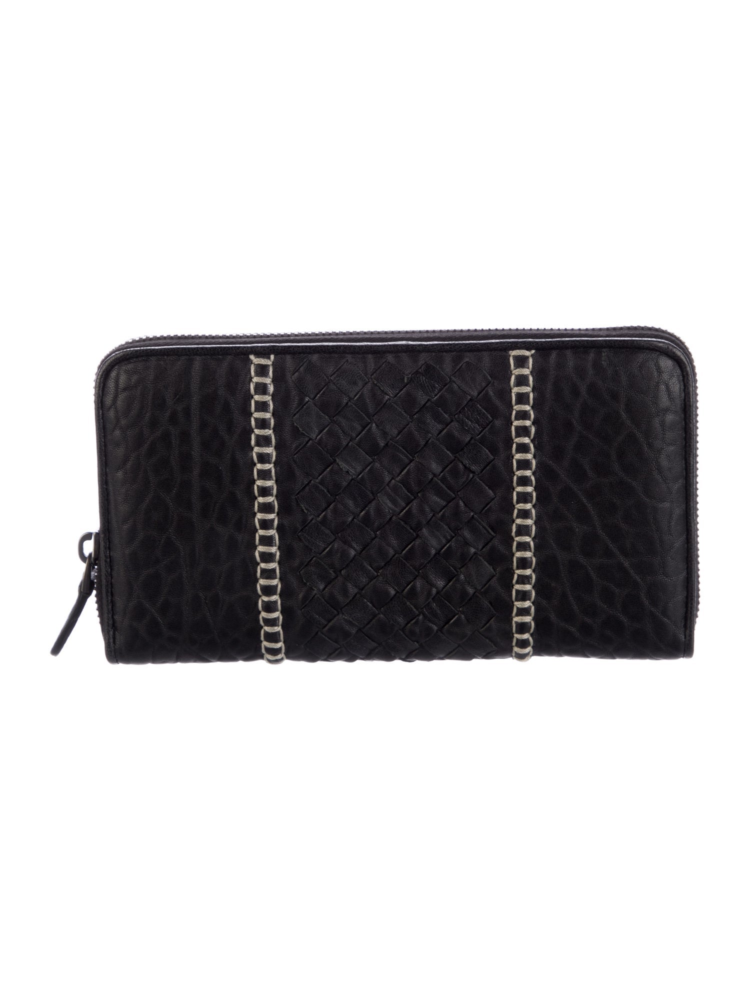 Bottega Veneta Continental Intrecciato Weave Continental Wallet