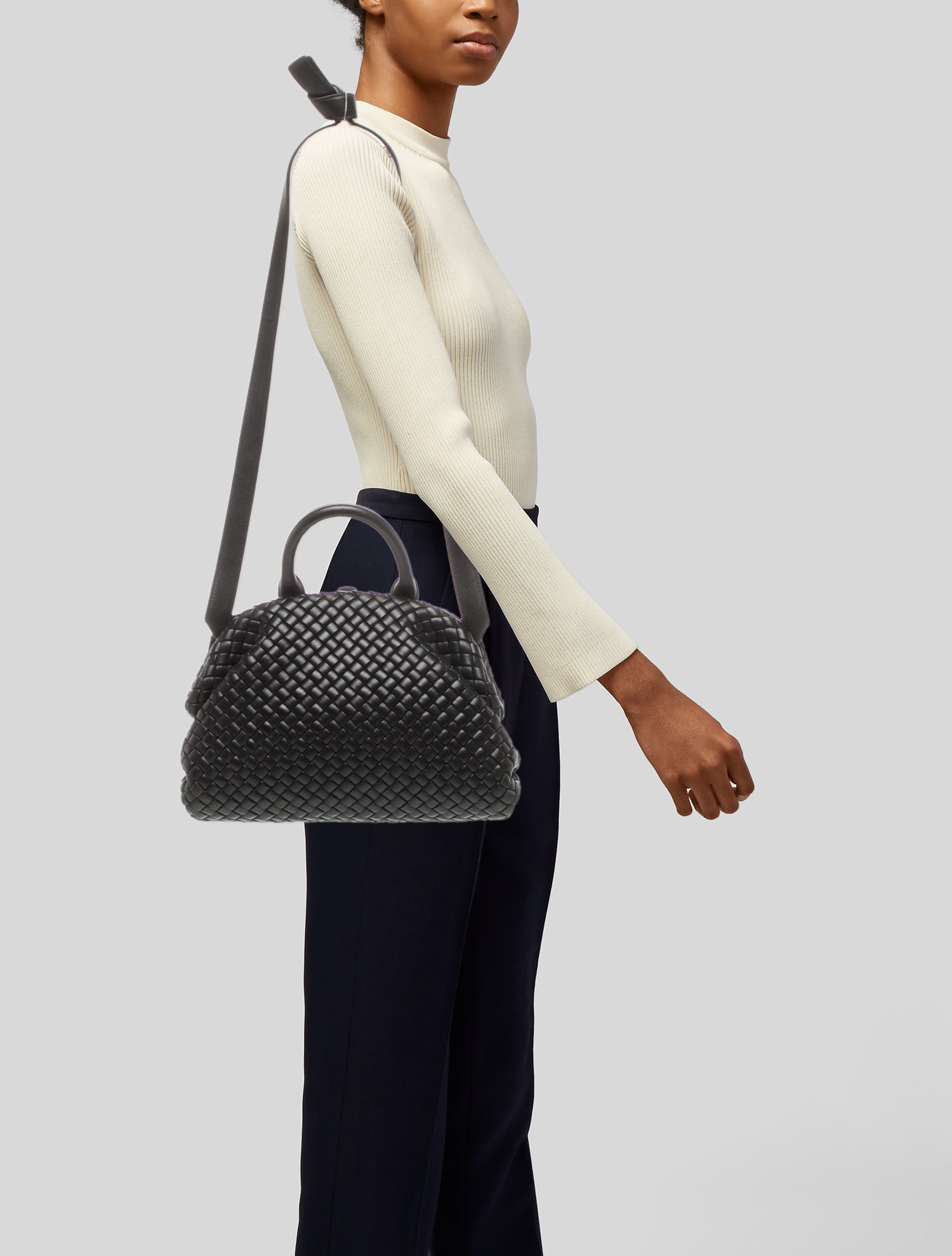 Bottega Veneta Intrecciato Top Handle Bag
