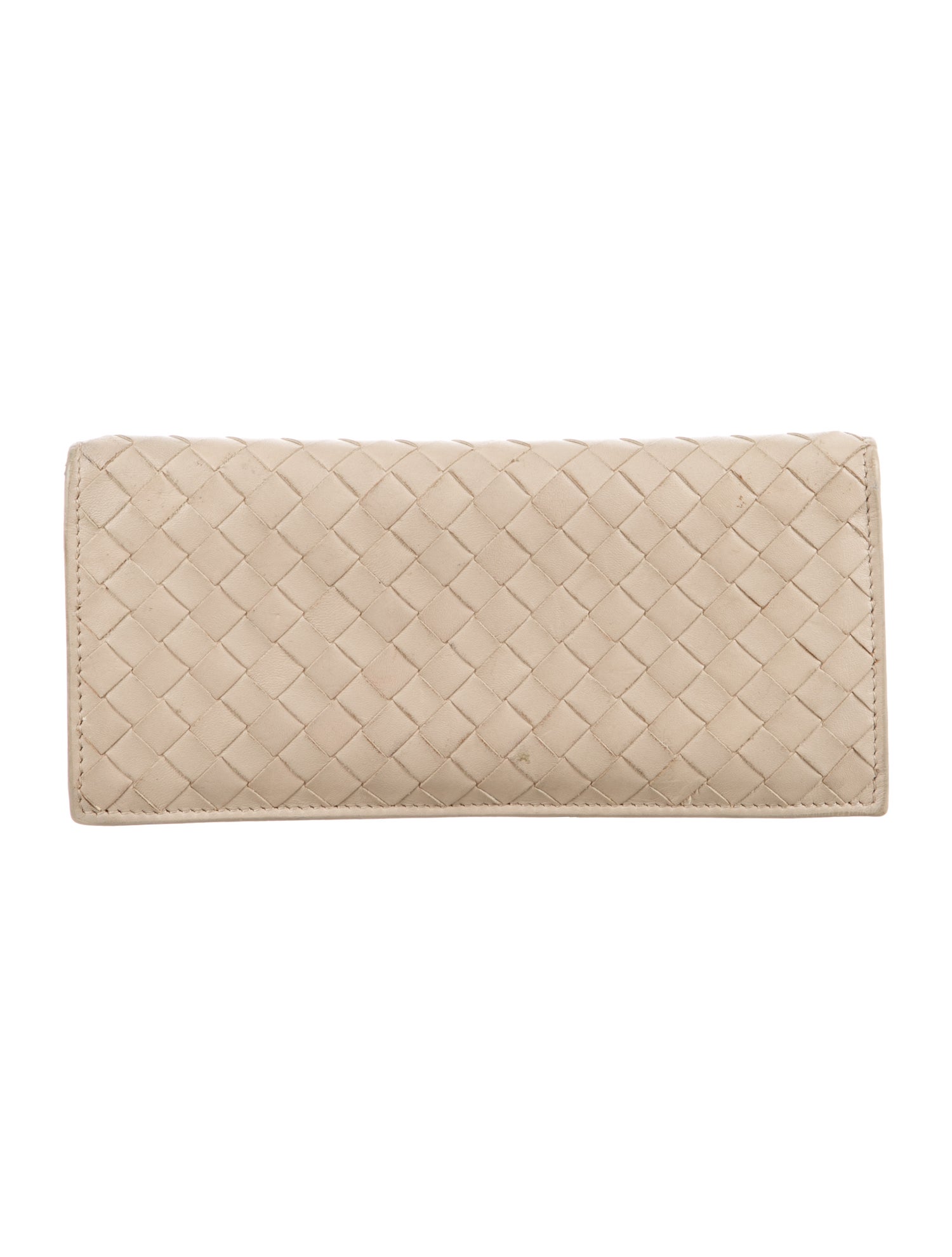 Bottega Veneta Intrecciato Weave Leather Continental Wallet