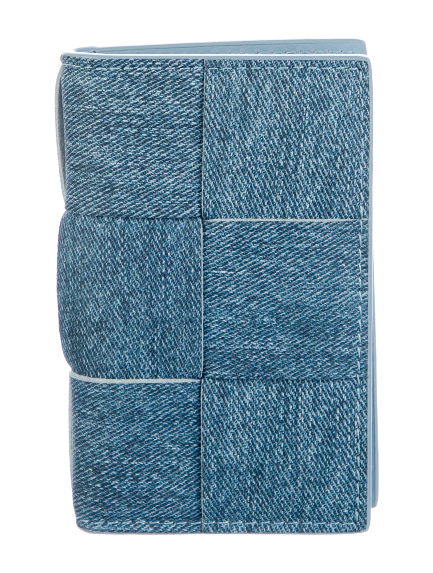 Bottega Veneta Cassette Flap Card Case Intrecciato Weave Wallet