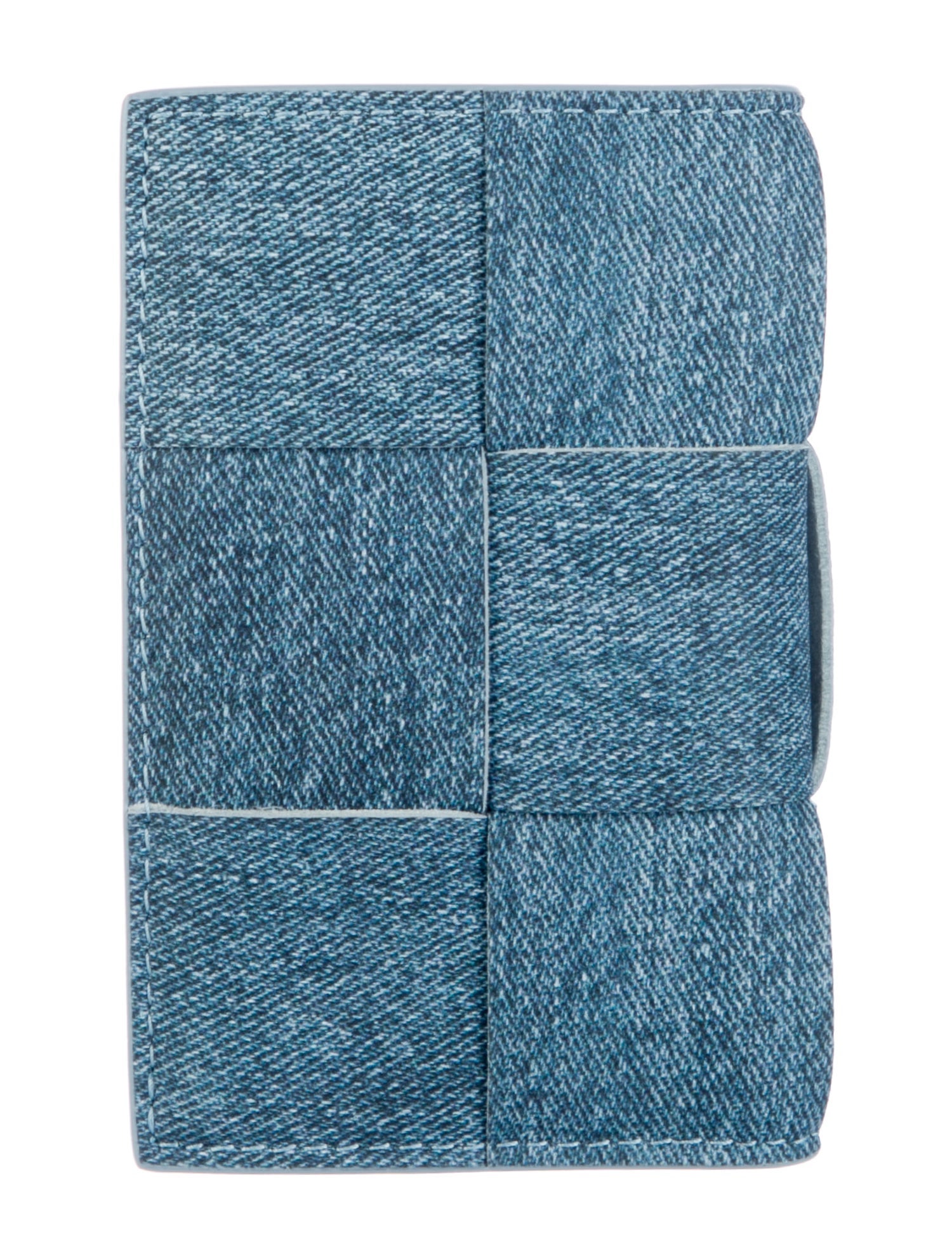 Bottega Veneta Cassette Flap Card Case Intrecciato Weave Wallet