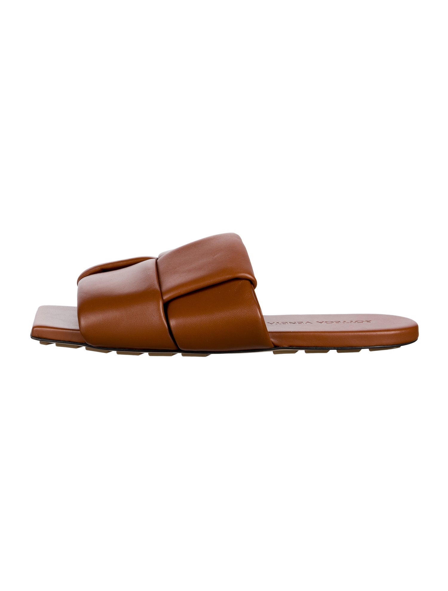 Bottega Veneta Intrecciato Weave Leather Slides