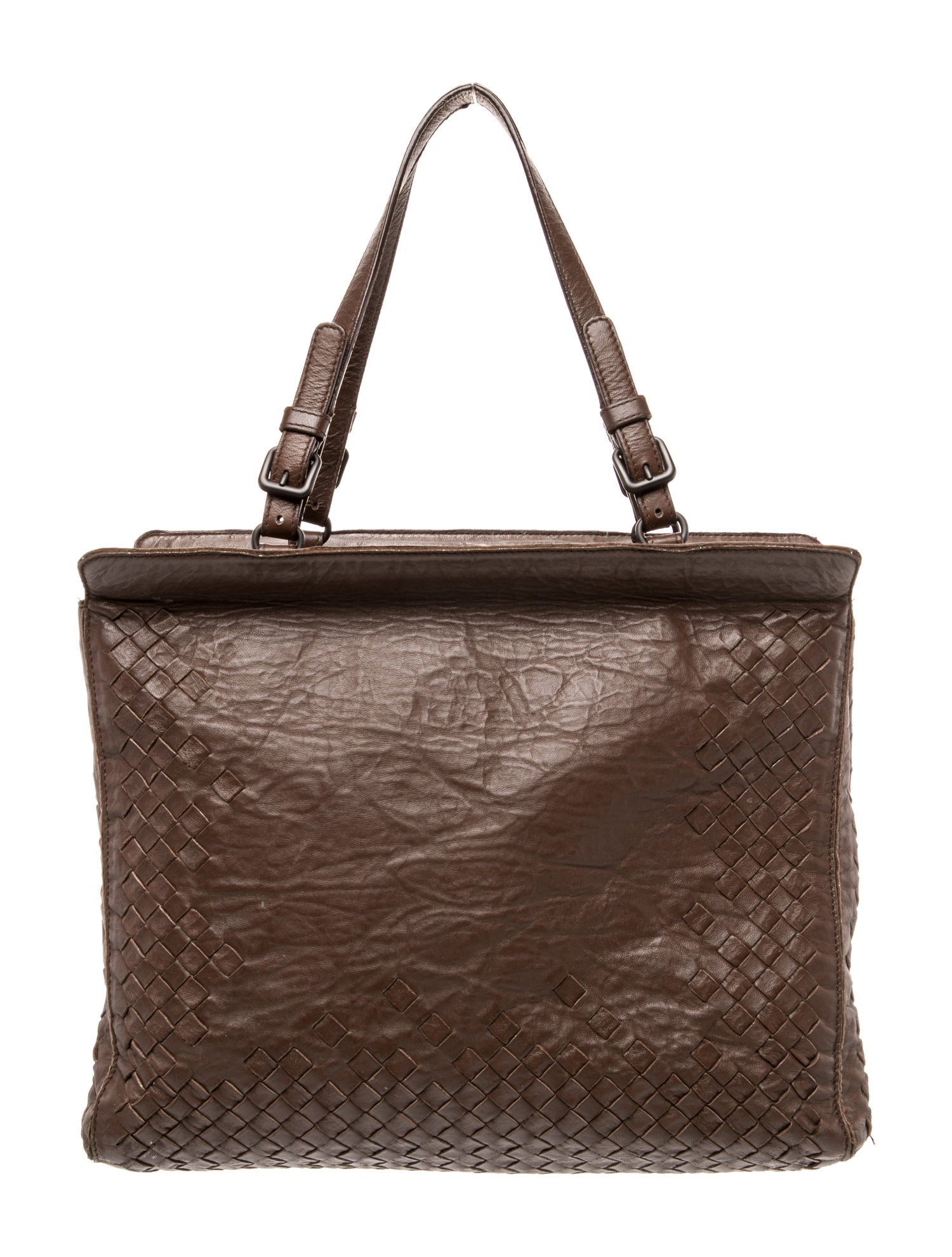 Bottega Veneta Intrecciato Top Handle Bag
