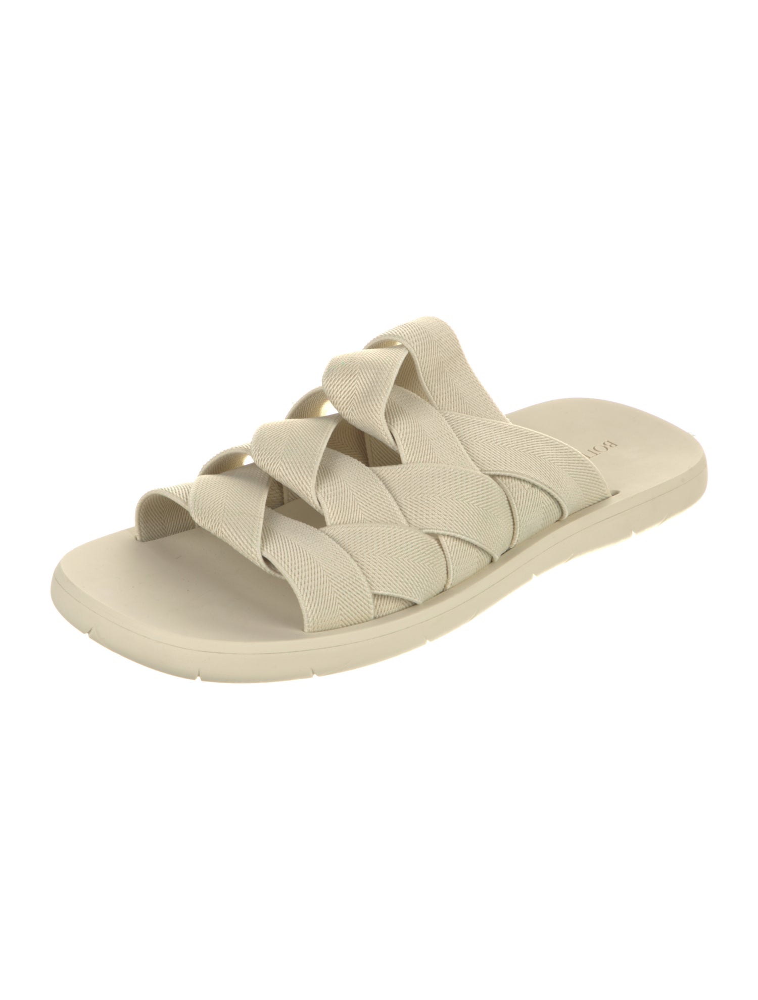 Bottega Veneta Rubber Braided Accents Slides