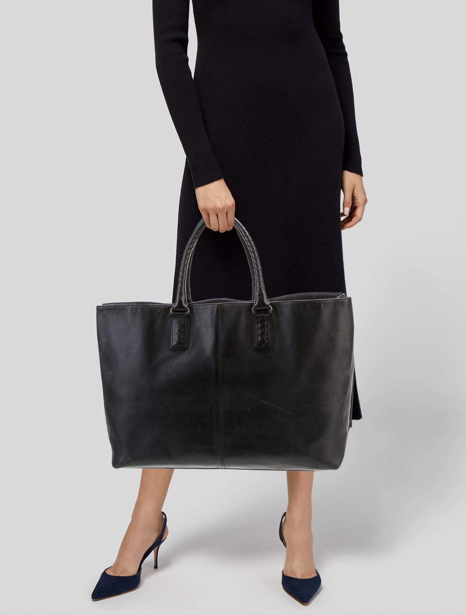 Bottega Veneta Intrecciato Briefcase Large