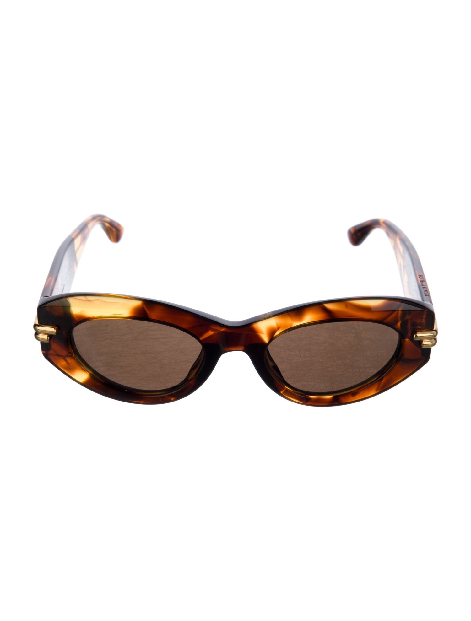 Bottega Veneta Round Tinted Sunglasses