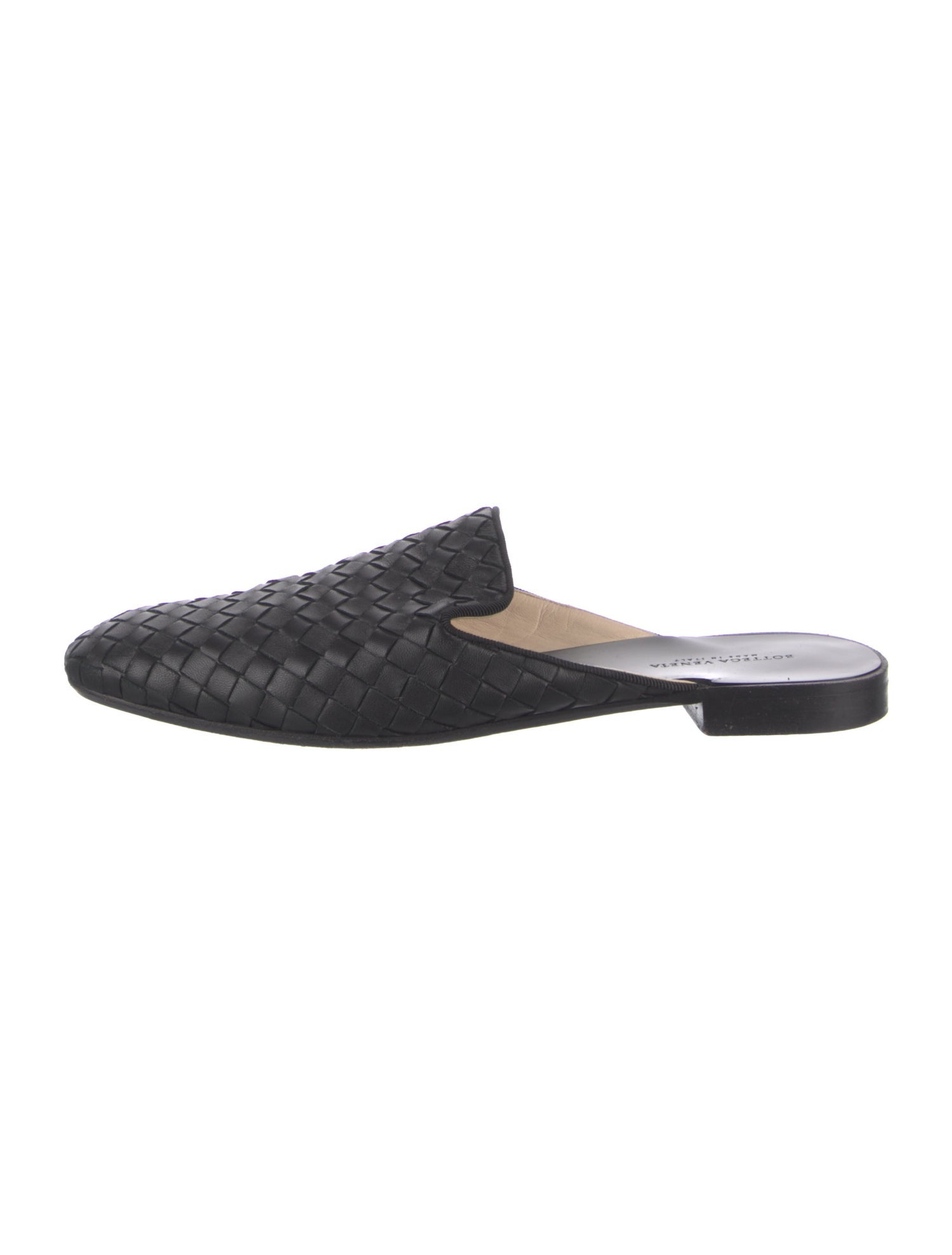 Bottega Veneta Intrecciato Weave Leather Mules