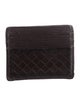 Bottega Veneta Intrecciato Weave Leather Card Holder