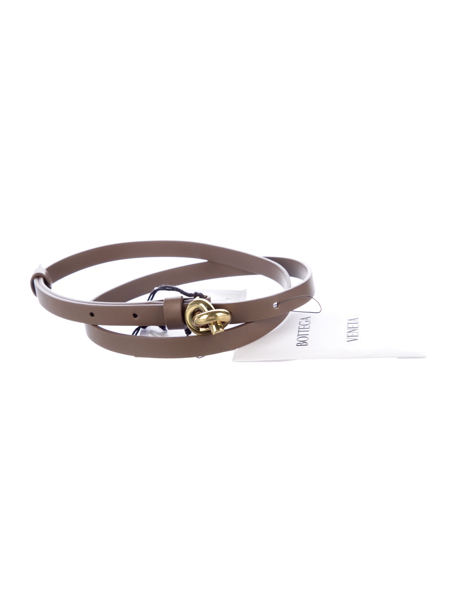 Bottega Veneta Skinny Leather Belt