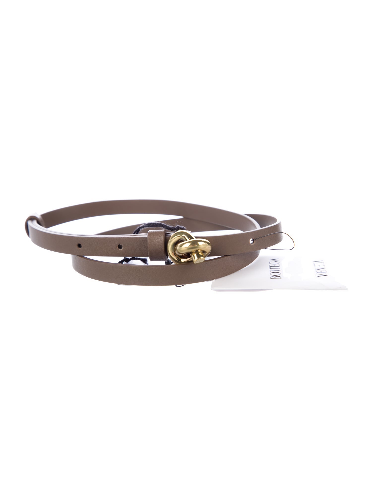Bottega Veneta Skinny Leather Belt