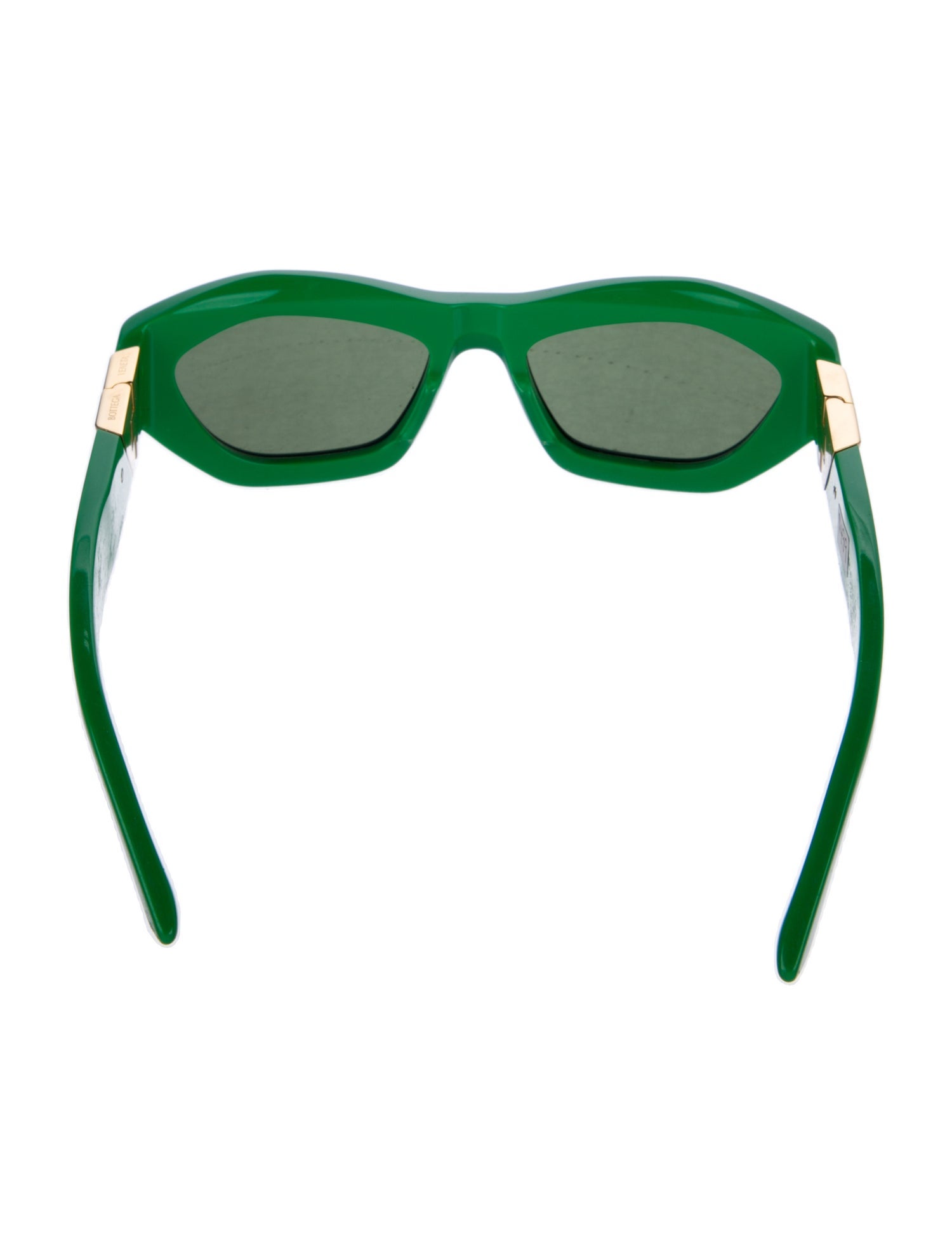 Bottega Veneta Shield Mirrored Sunglasses