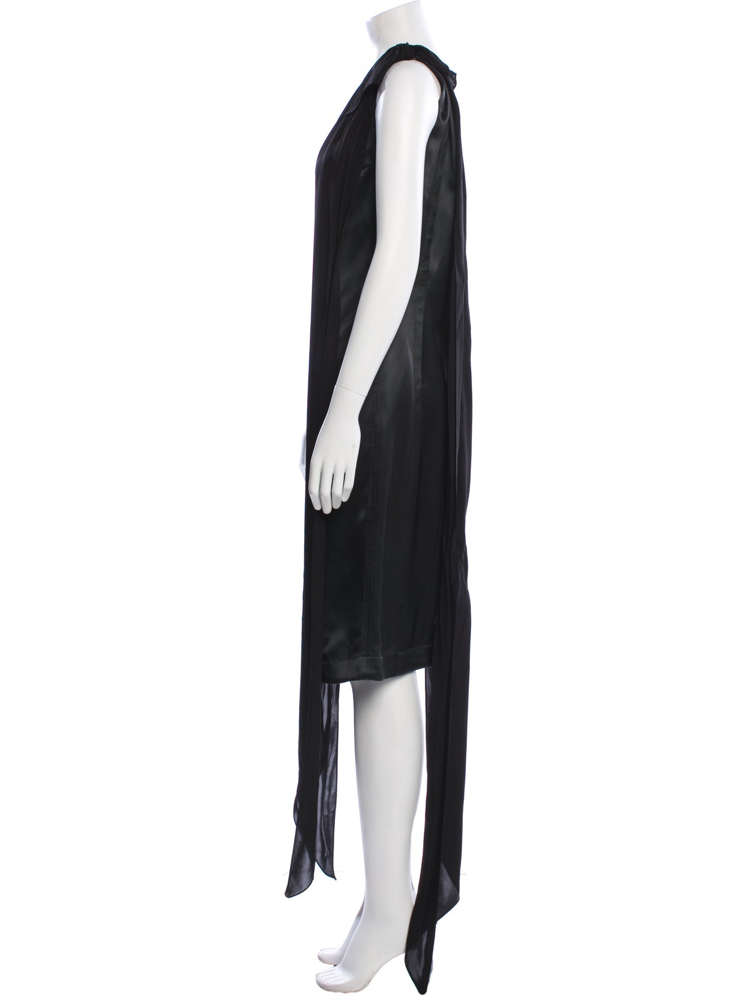 Bottega Veneta V-Neck Knee-Length Dress