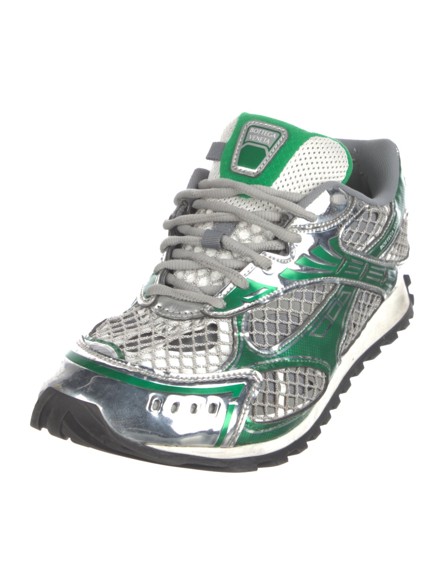 Bottega Veneta Mesh Mesh Accents Athletic Sneakers