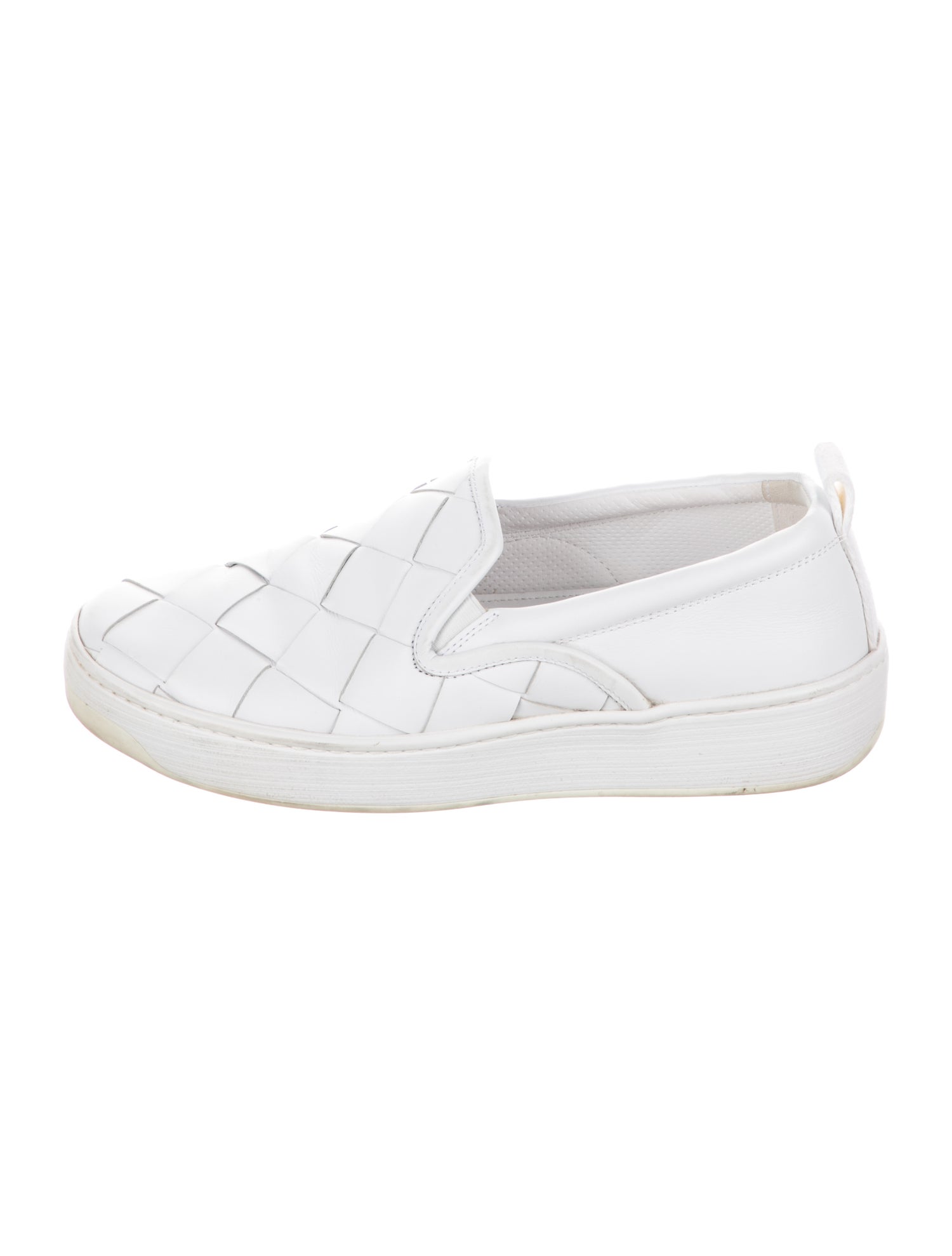 Bottega Veneta Intrecciato Weave Leather Sneakers