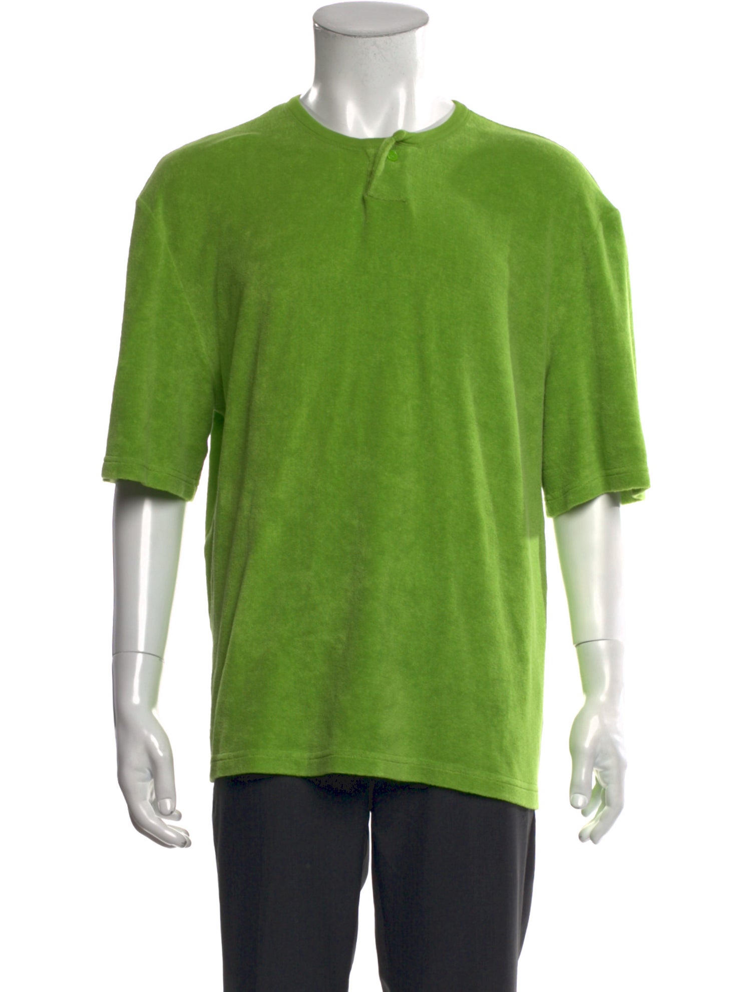 Bottega Veneta Crew Neck Short Sleeve Henley