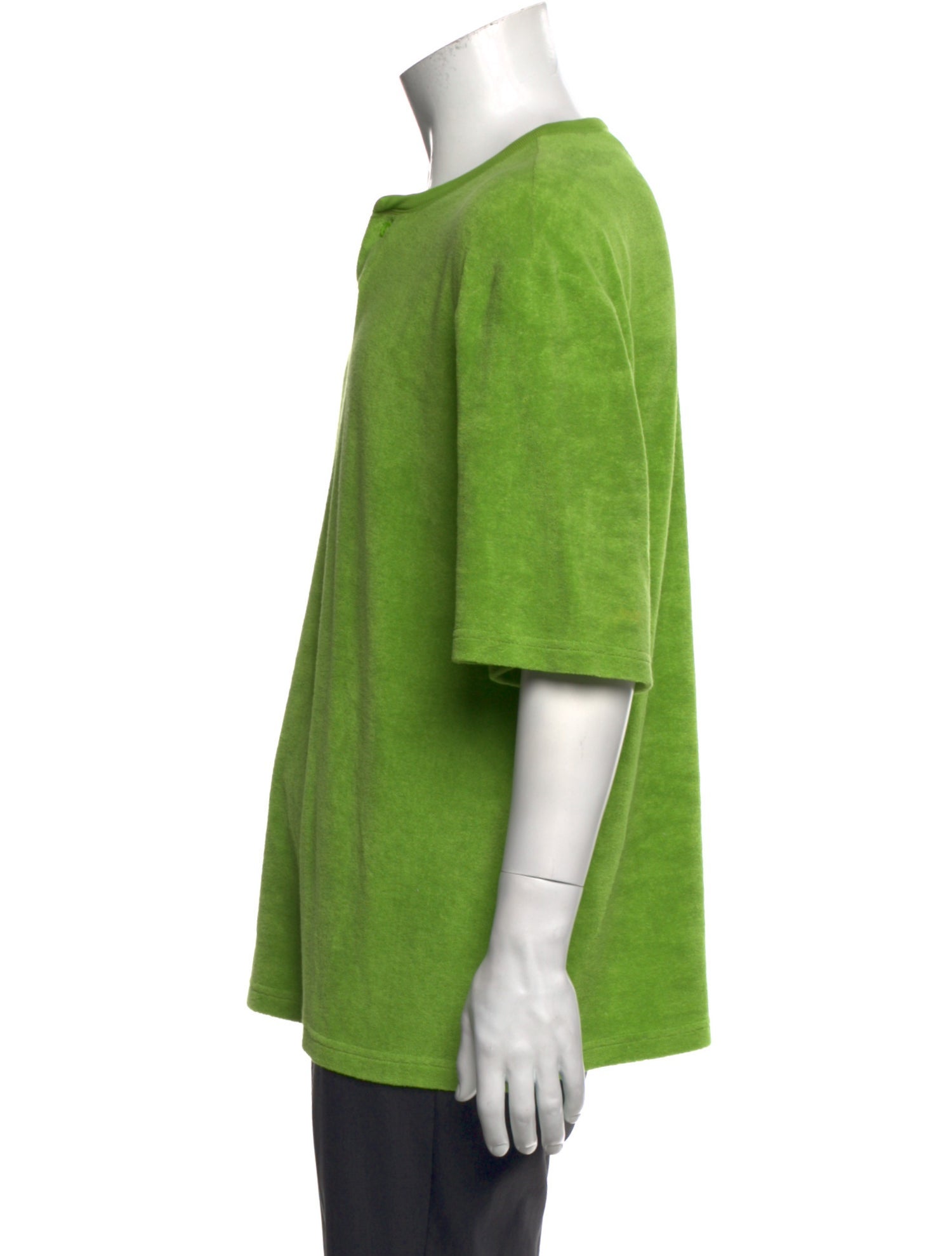 Bottega Veneta Crew Neck Short Sleeve Henley