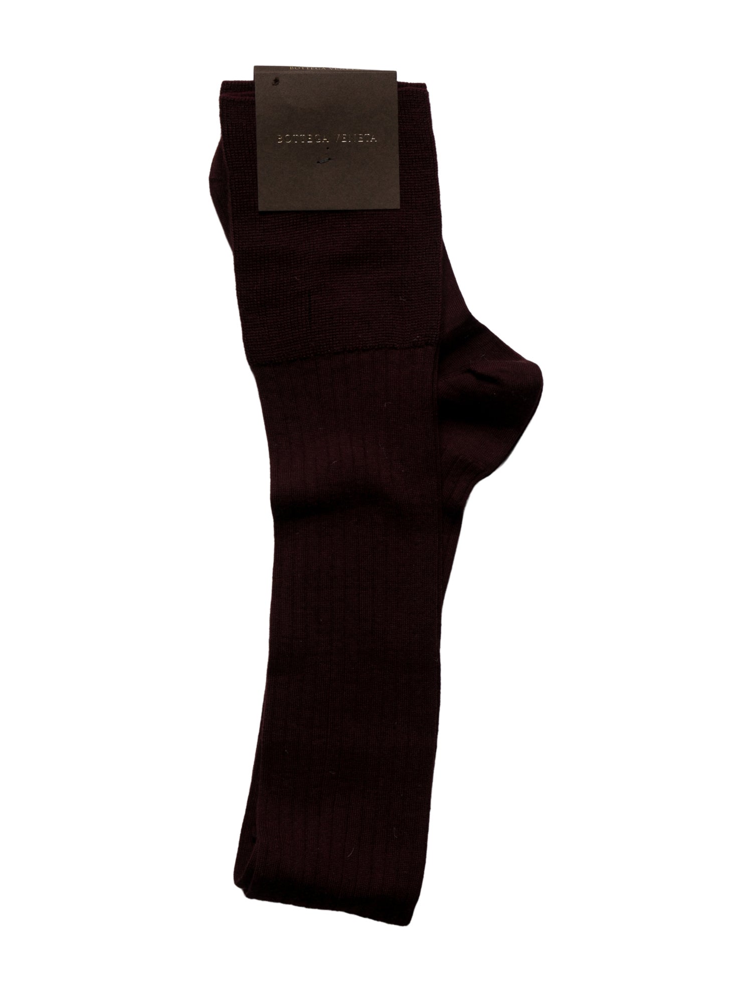 Bottega Veneta Burgundy Socks w/Tags