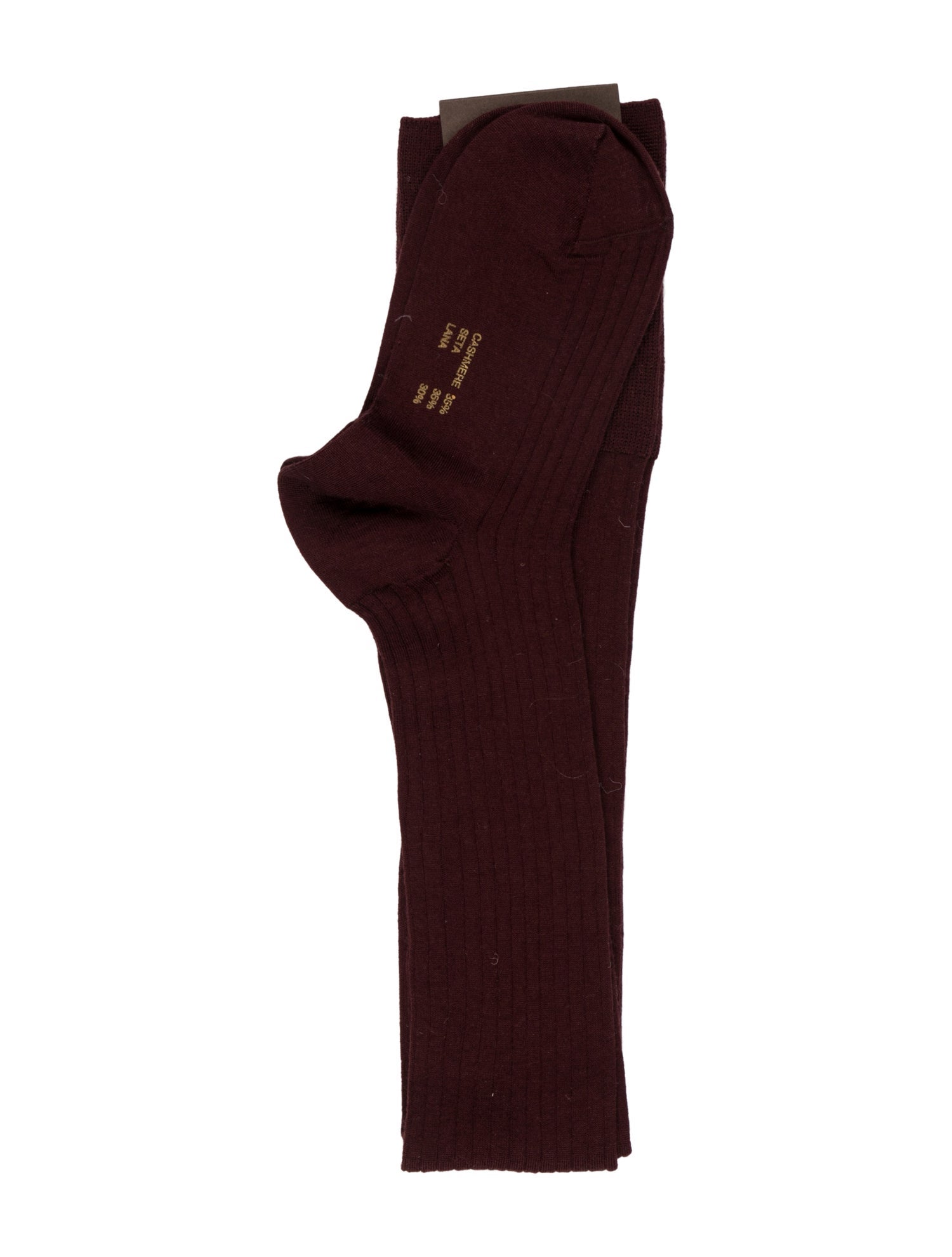 Bottega Veneta Burgundy Socks w/Tags