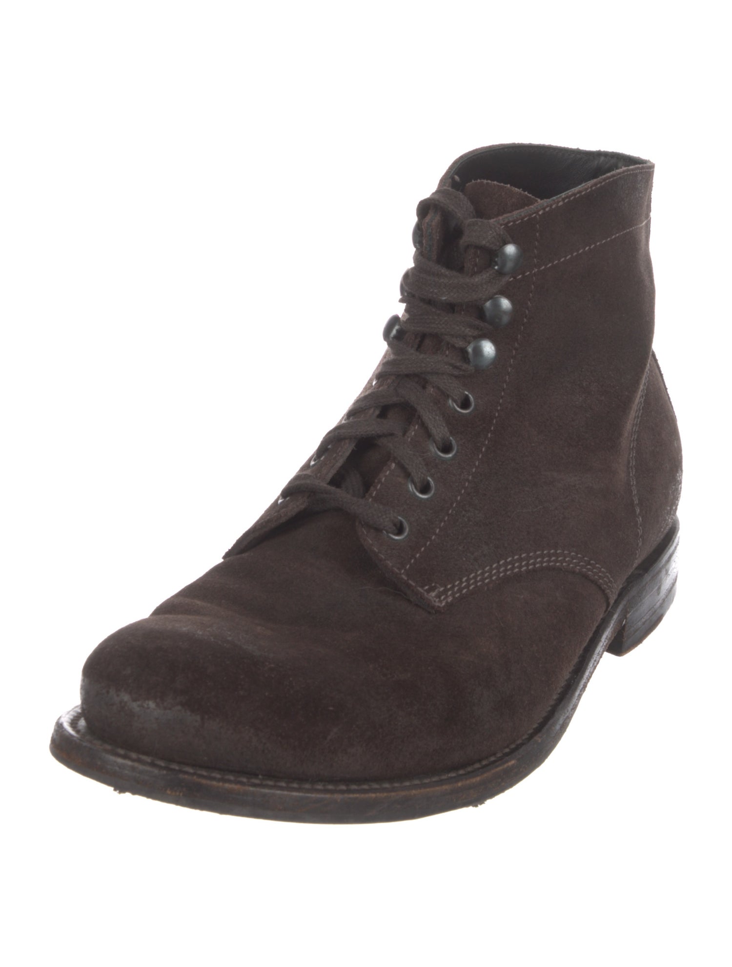 Bottega Veneta Suede Lace-Up Boots