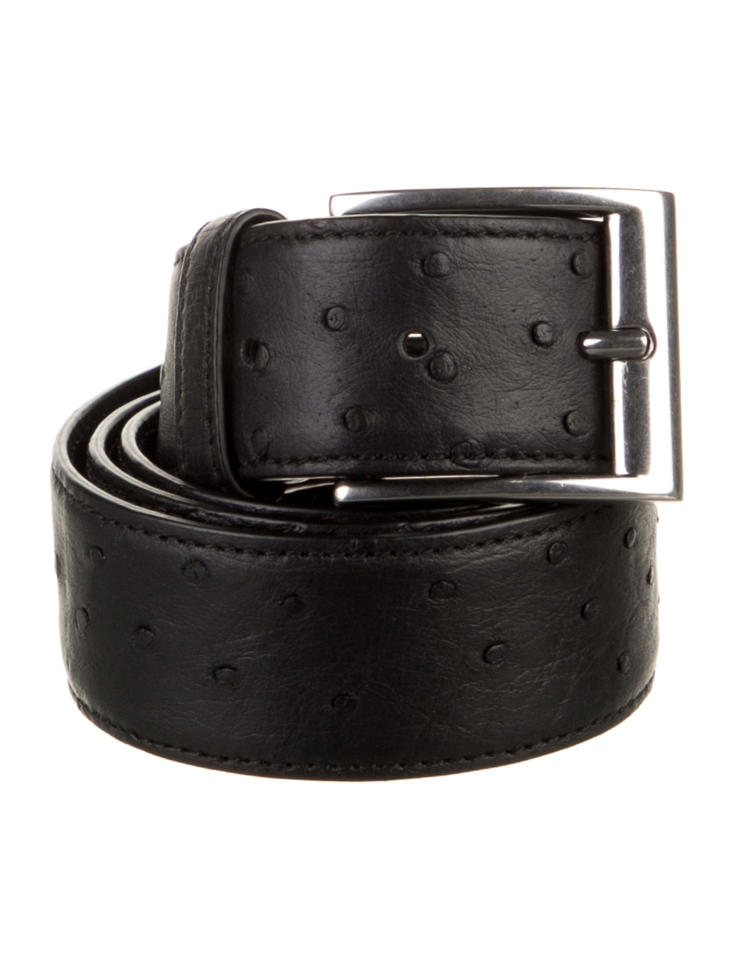 Bottega Veneta Ostrich Belt Kit