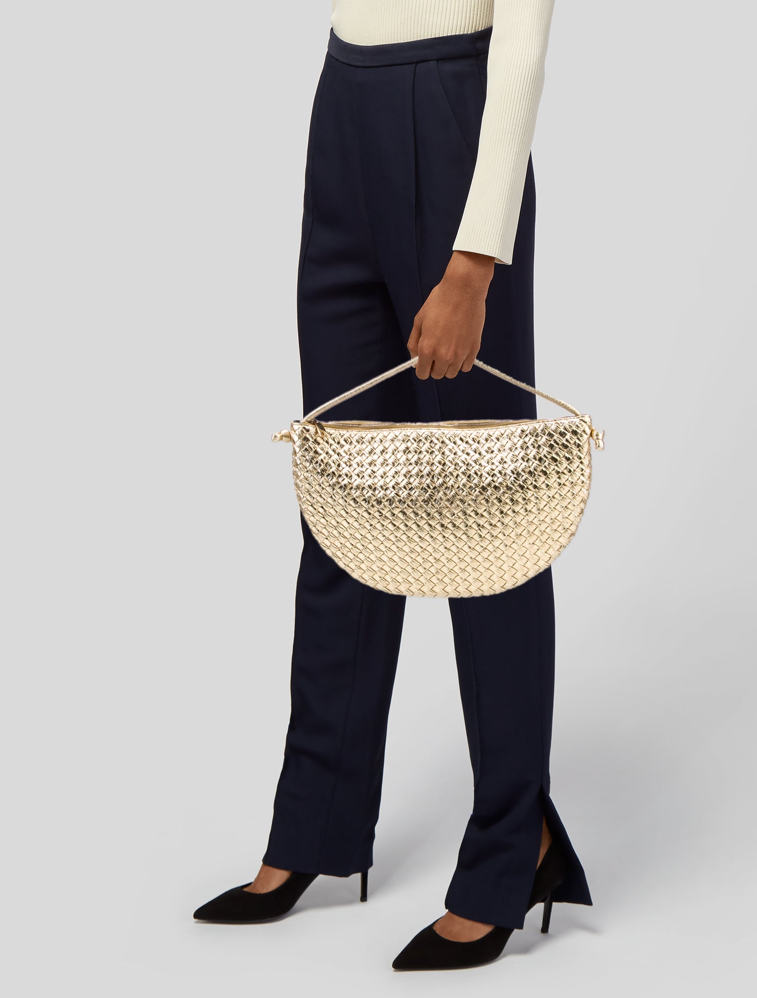 Bottega Veneta Intrecciato Turn Pouch