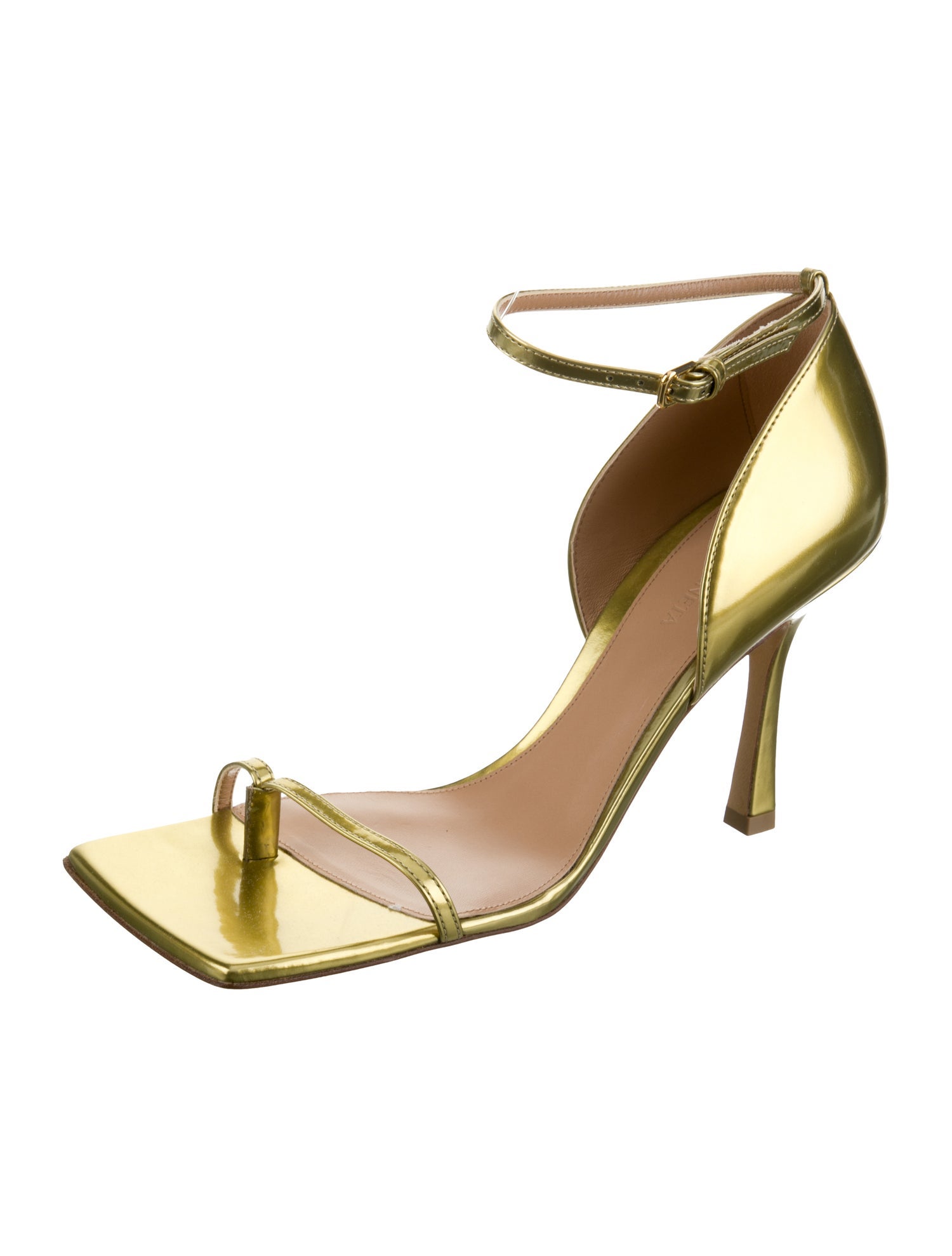 Bottega Veneta Patent Leather Sandals