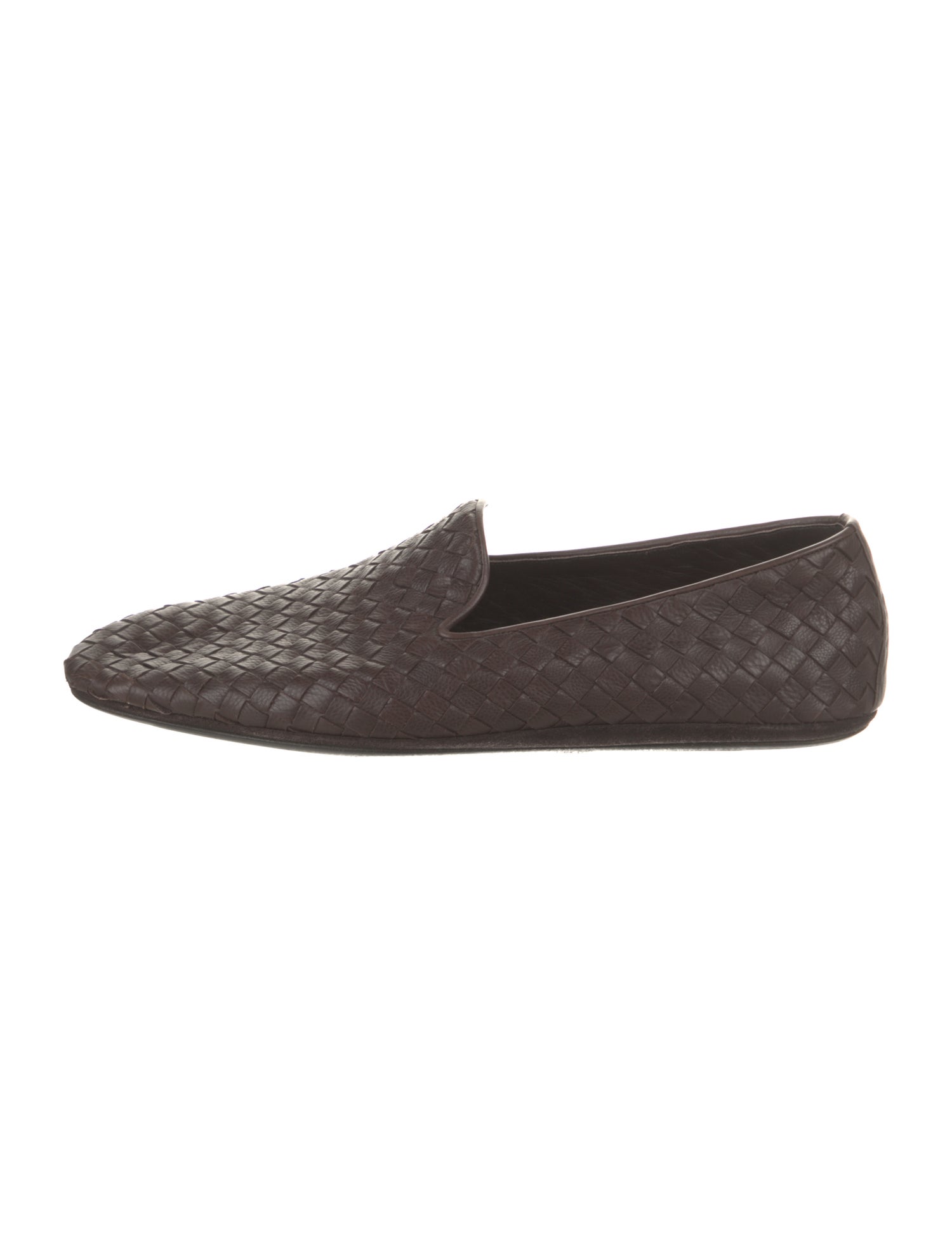 Bottega Veneta Intrecciato Weave Leather Slippers