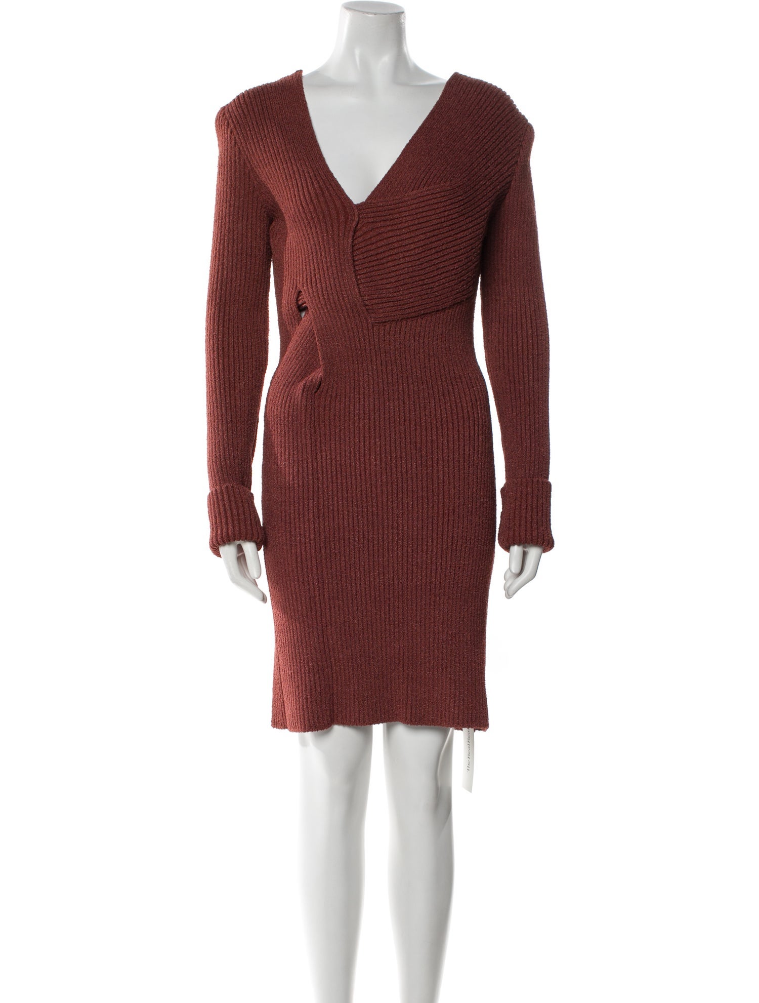 Bottega Veneta V-Neck Mini Dress w/ Tags