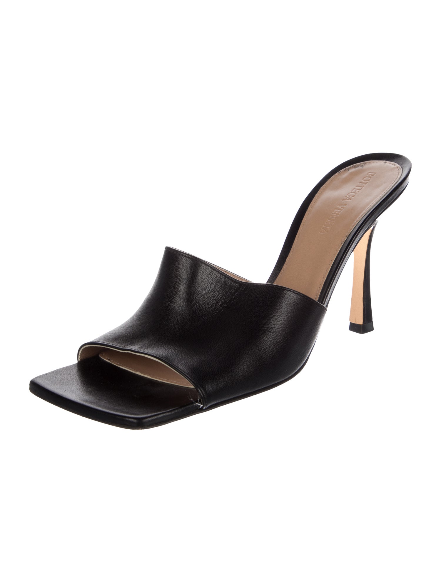 Bottega Veneta Leather Slides