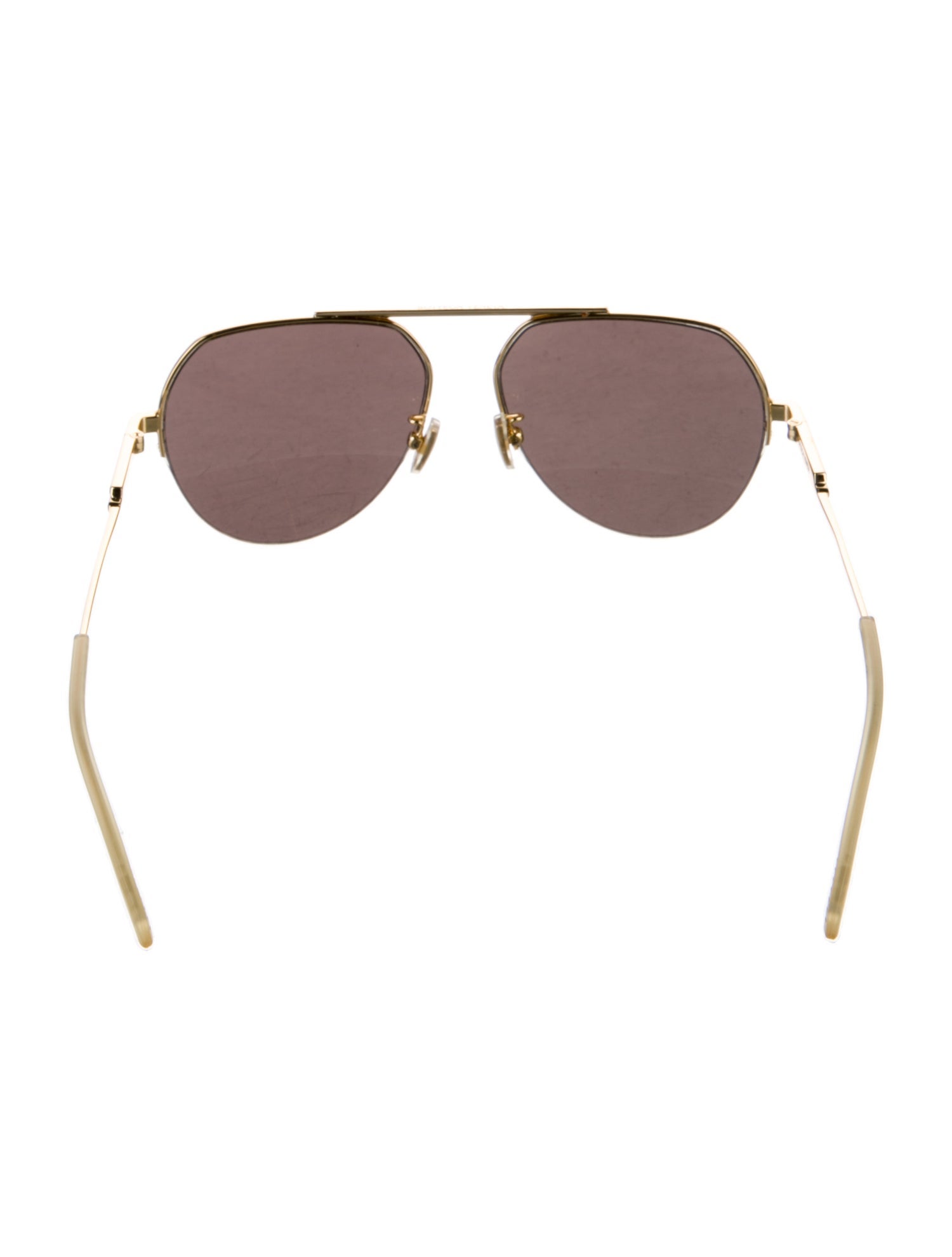 Bottega Veneta Aviator Tinted Sunglasses
