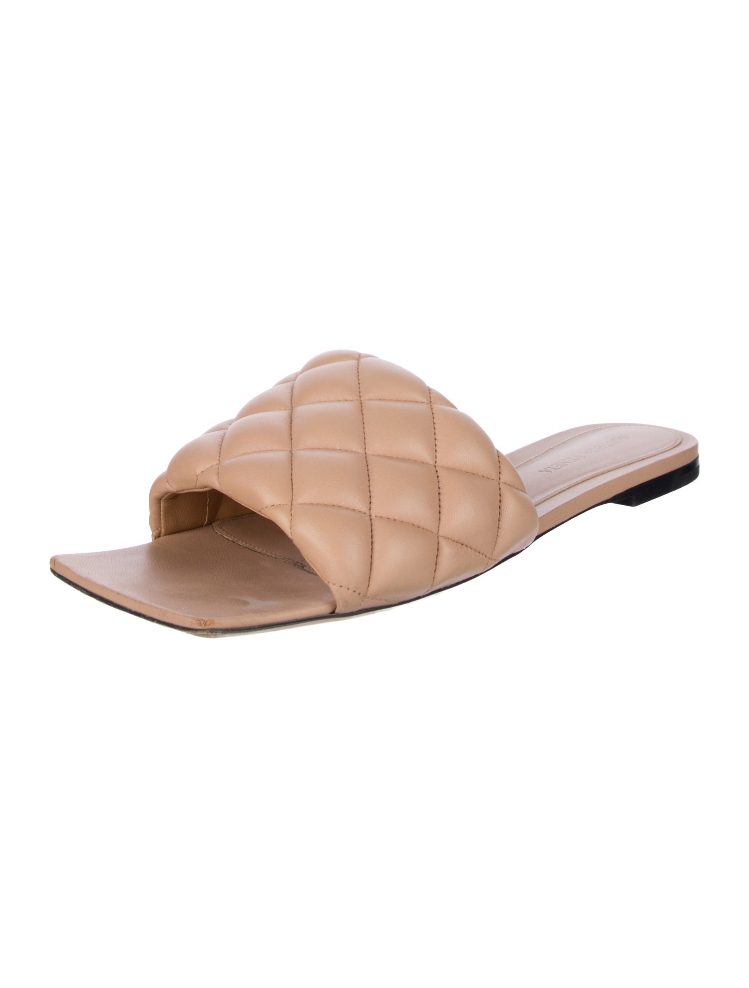 Bottega Veneta Leather Slides