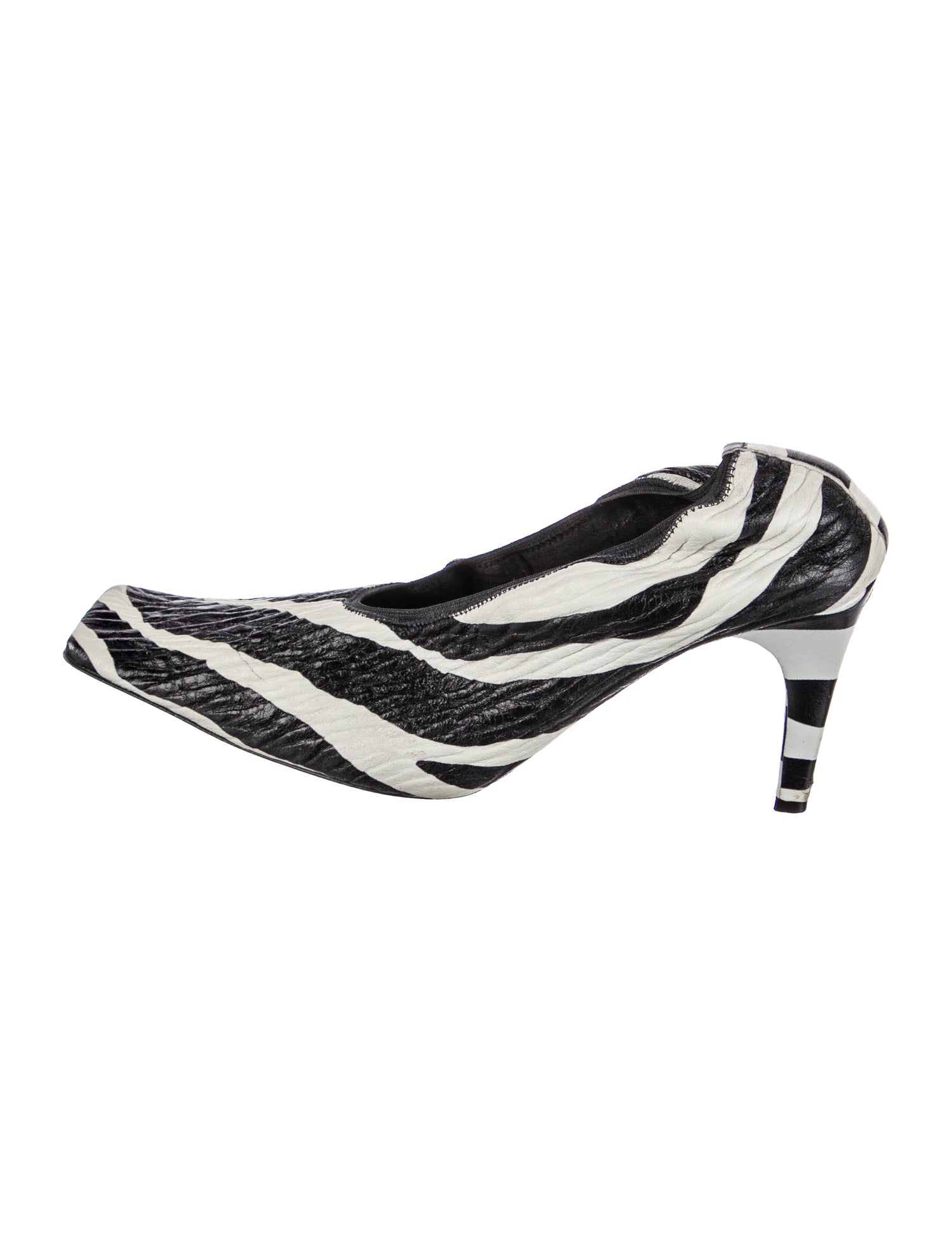 Bottega Veneta Leather Animal Print Mules