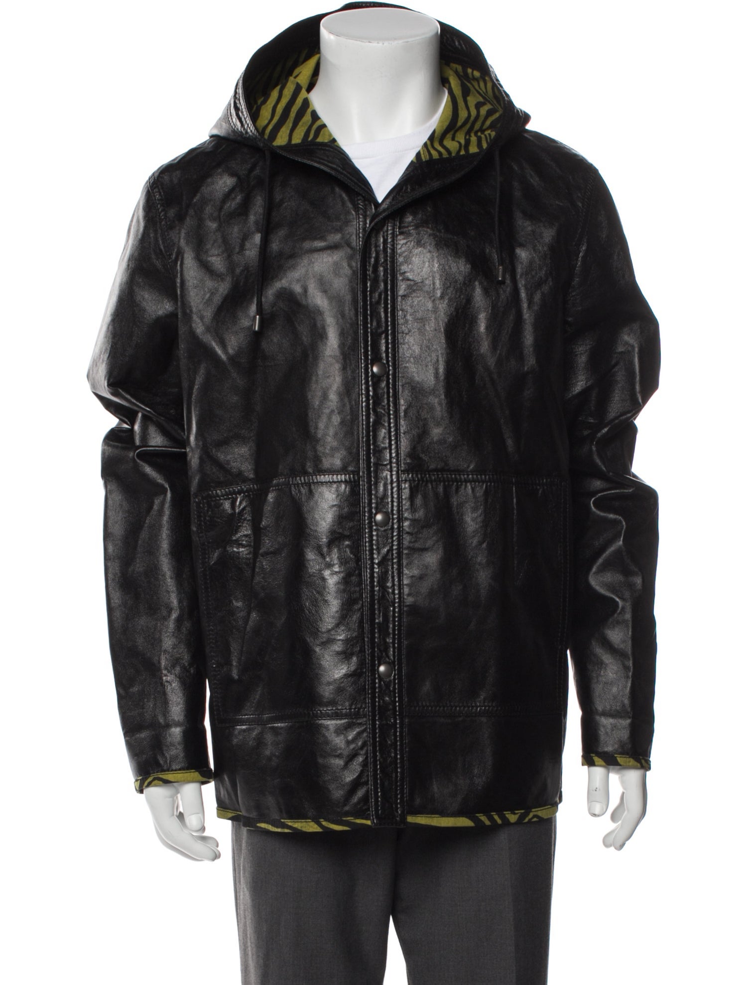 Bottega Veneta Lamb Leather Parka