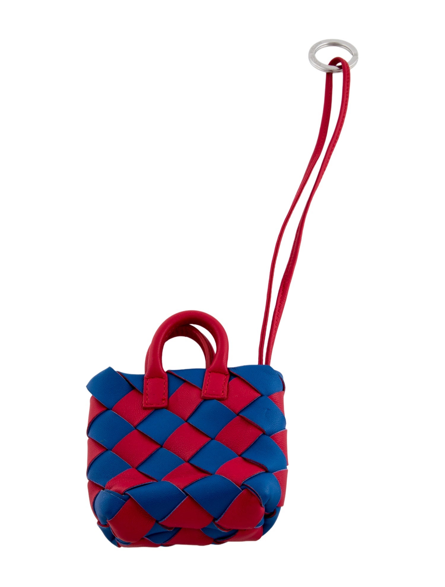 Bottega Veneta Intrecciato Micro Tote Bag Charm