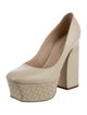 Bottega Veneta Intrecciato Weave Leather Pumps